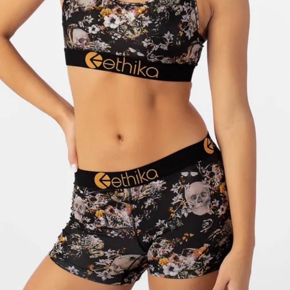 ETHIKA SKULL GYM SHORTS